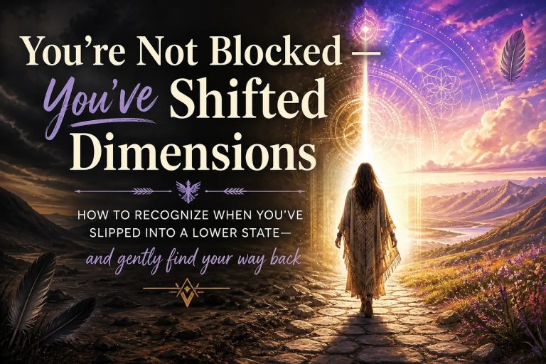 You’re Not Blocked — You’ve Shifted Dimensions