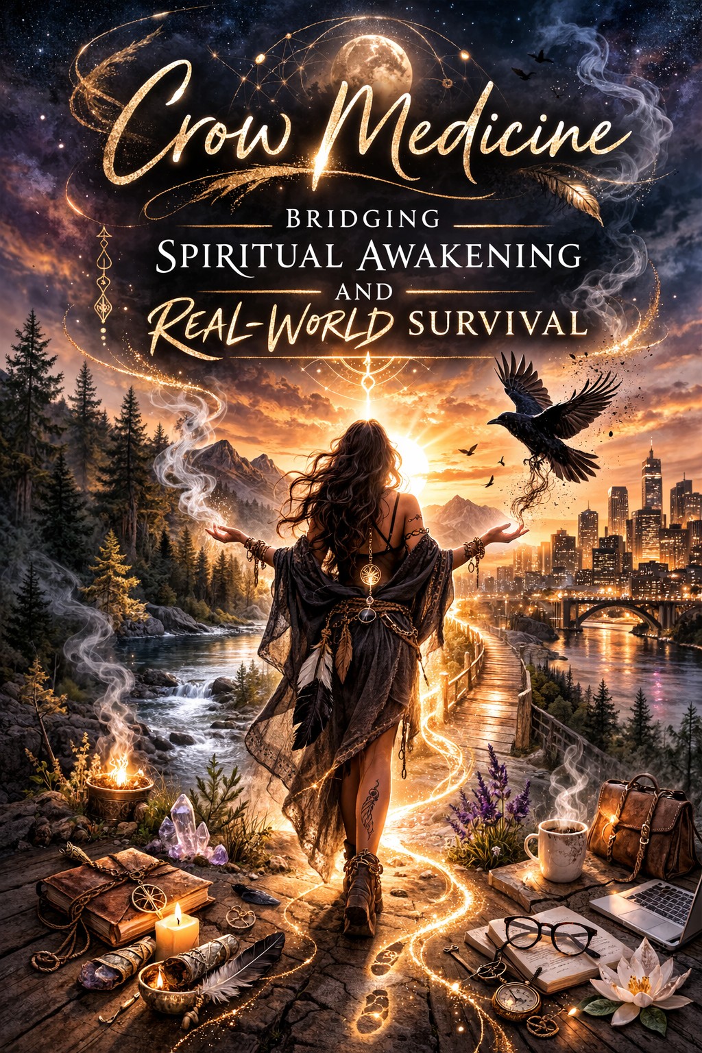 Crow Medicine: Bridging Spiritual Awakening and Real World Survival by Sue Crielaard